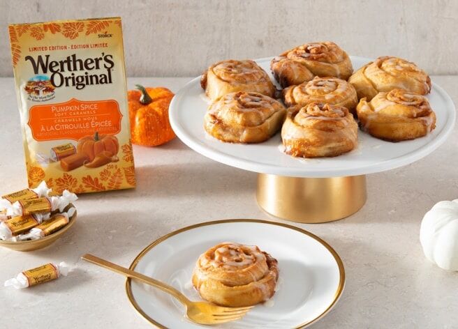 Werther s Original Recipes Pumpkin Caramel Cinnamon Rolls